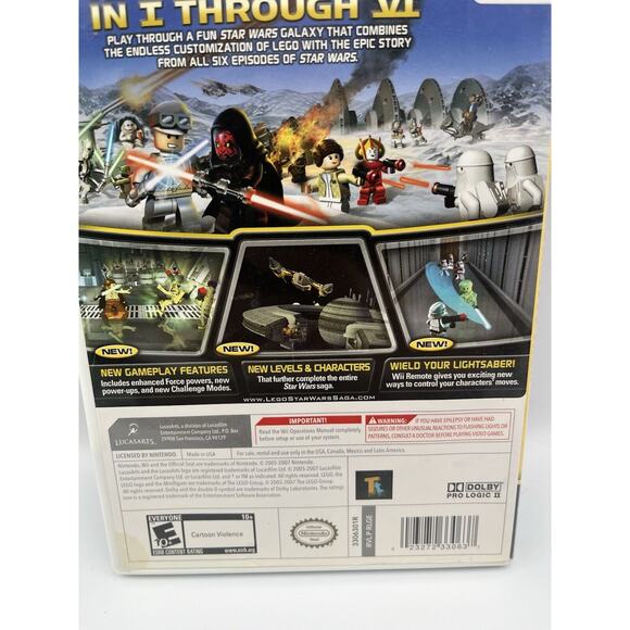 LEGO Star Wars - The Complete Saga (Wii, 2007) Free Shipping CIB TESTED - Picture 3 of 9
